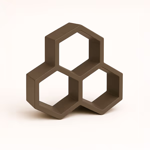 Honeycomb Firewood Rack Cover