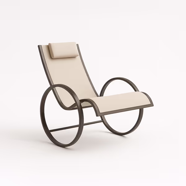 Wheel Shape Rocking Chair Cover