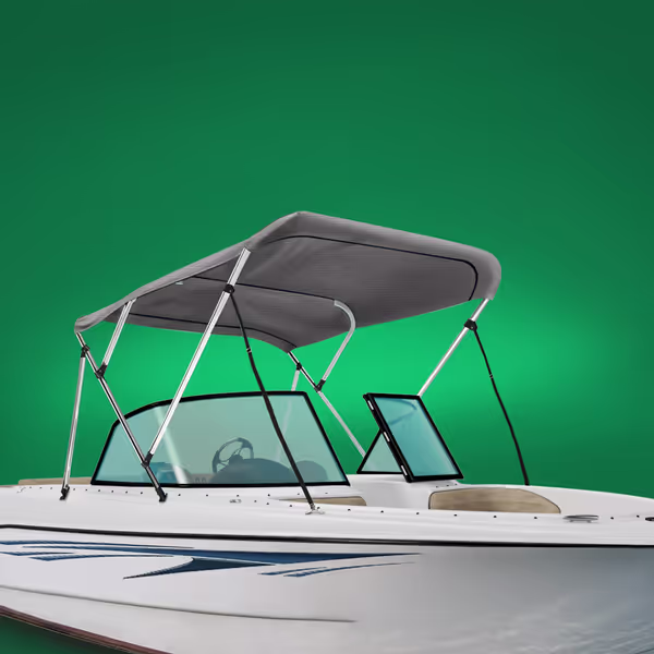 3 Bow Boat Bimini Top Universal Use Fits 79" - 84" Wide