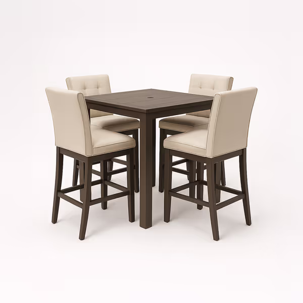 Custom Bar Height Dining Set Cover