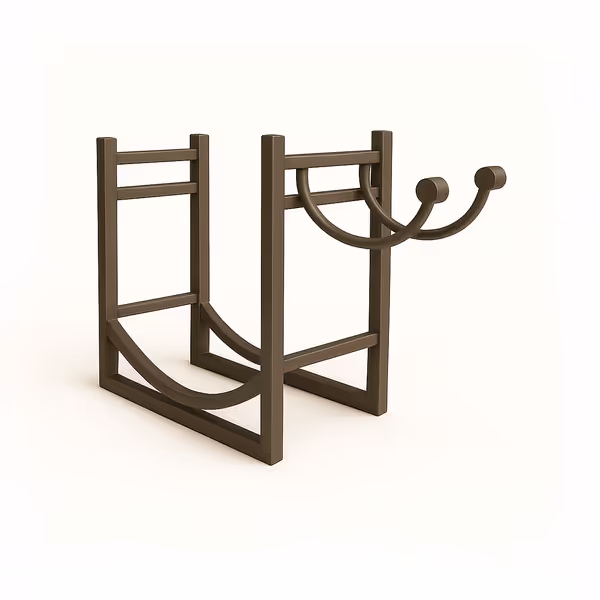 Firewood Rack with Kindling Holder Cover