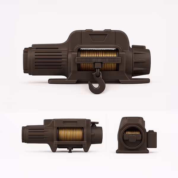 Heavy-Duty Winch Custom Cover