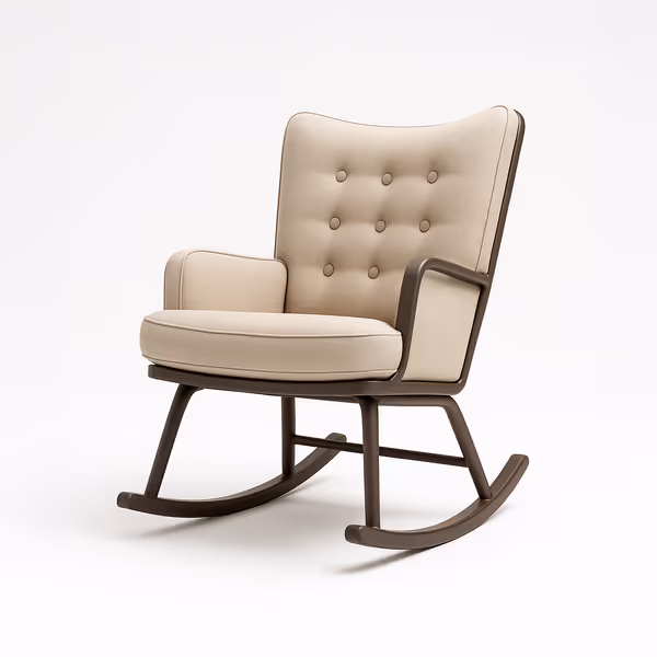 Classic Tufted Rocking Chair Cover