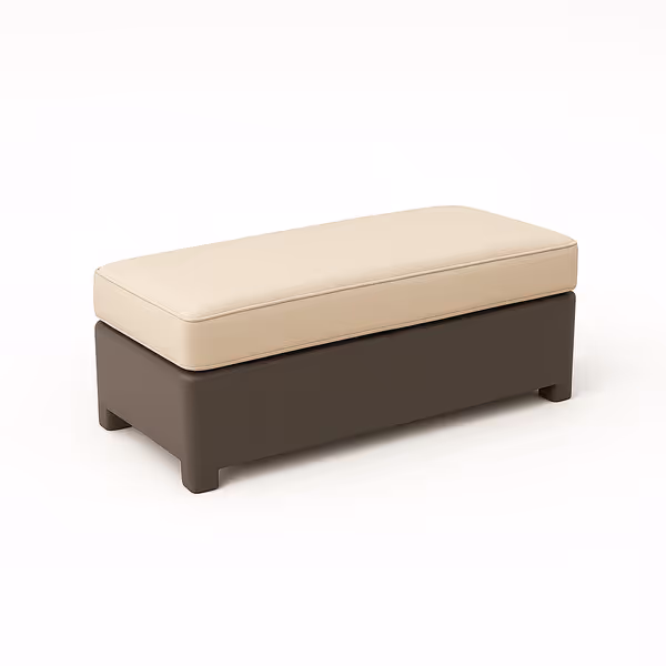 Custom Rectangle Ottoman Cover