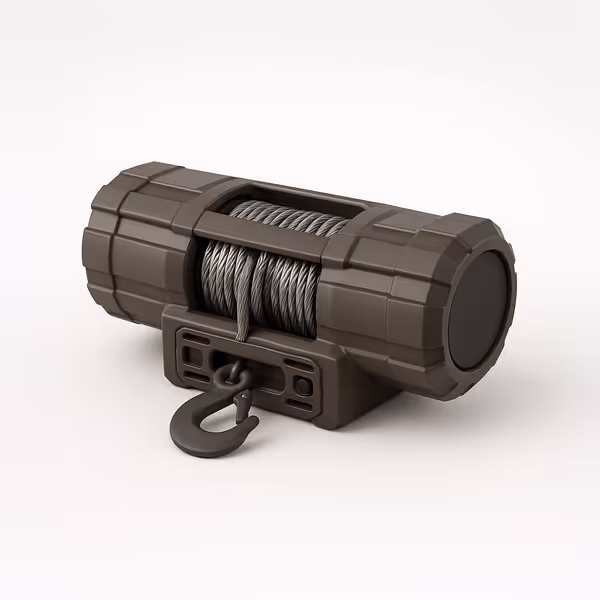 Custom WARN Axon Winch Cover