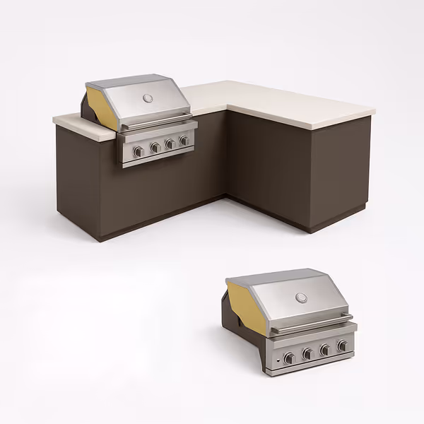 L Shaped Island Kitchen Cover - Left