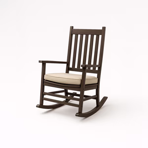 Classic Wooden Rocking Chair Cover