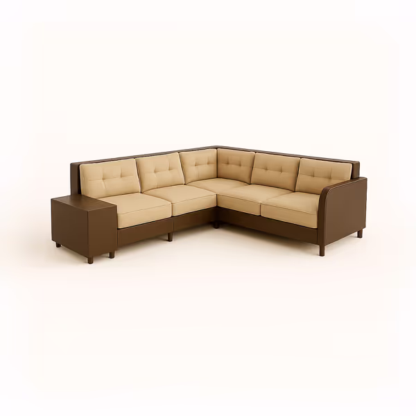 L Shaped Sectional with Left Side Table Cover