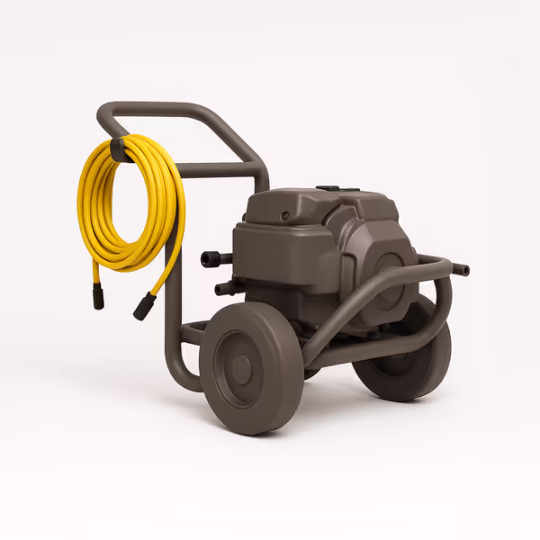 Pressure Washer with Hose Reel Cover