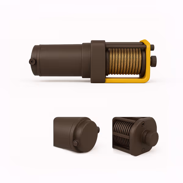 Compact Electric Winch Custom Cover
