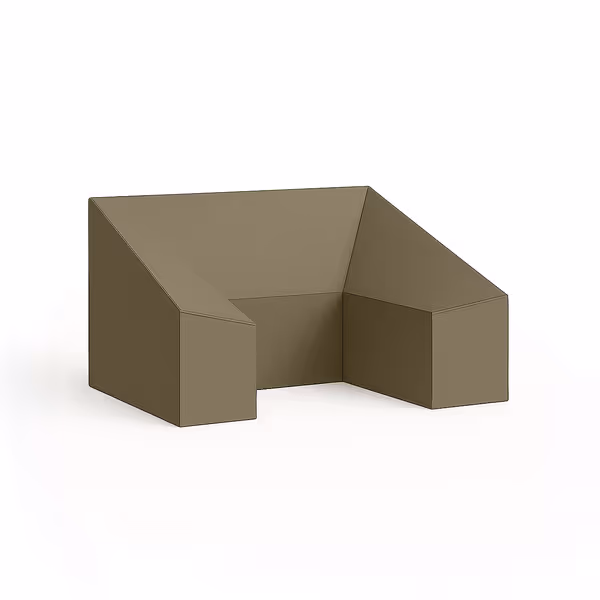 U Shape Slanted Outdoor Custom Covers
