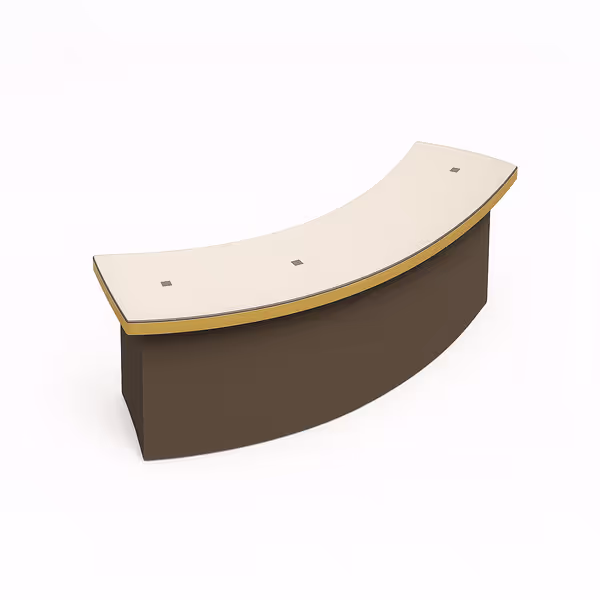 Curved Outdoor Bar Island Cover