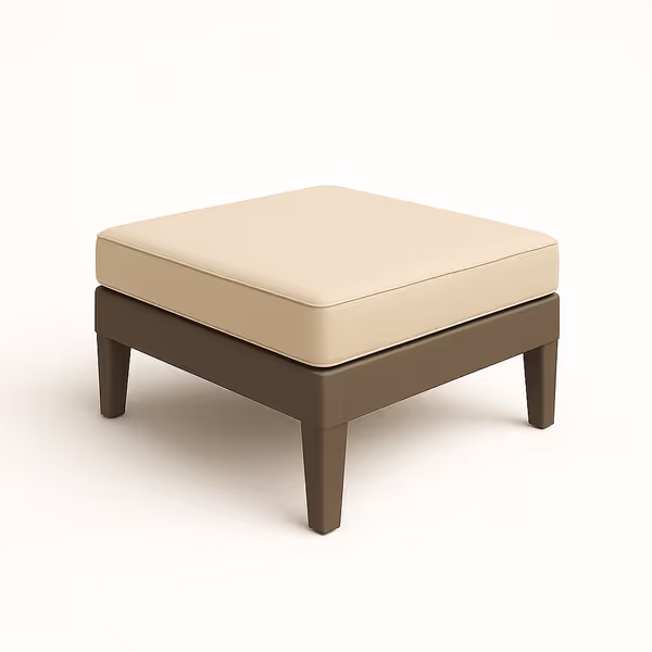 Custom Square Ottoman Cover